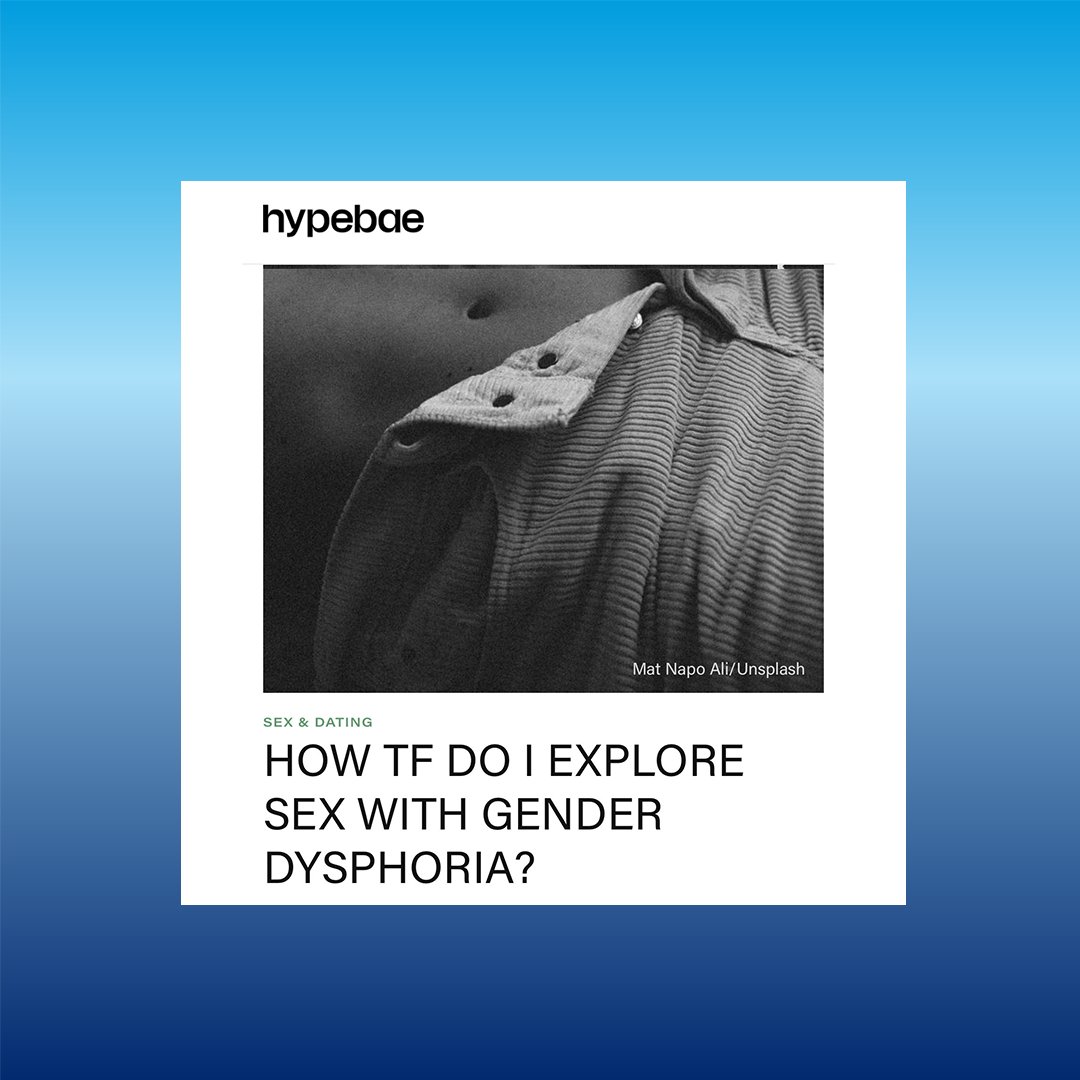 PPFA's tweet photo. Exploring your sexuality while navigating gender dysphoria can be tricky for some, but every trans and nonbinary person deserves a happy and healthy sex life if they want one. Our Senior Director of Digital Education breaks it down 🪩: https://t.co/d3wLVewYwi https://t.co/7sBRLkszhN