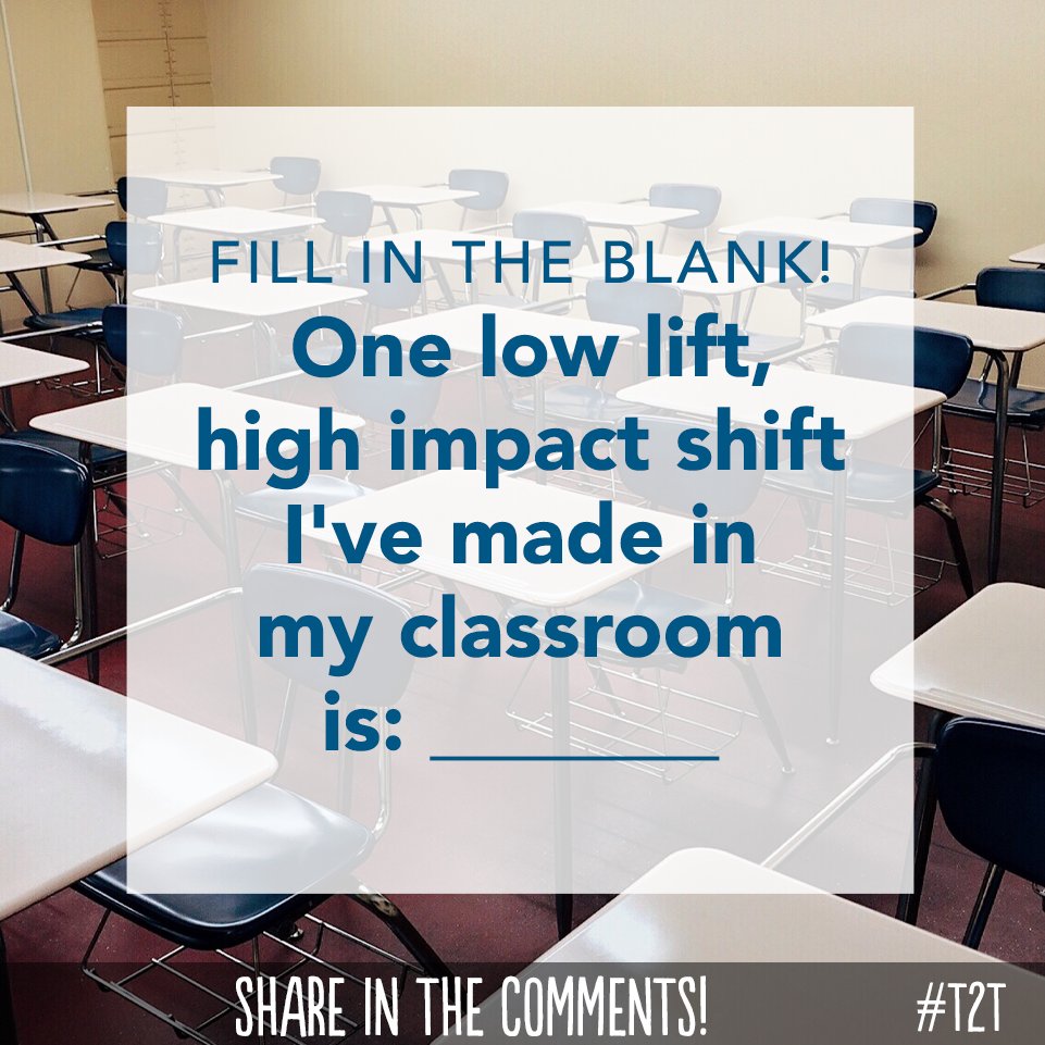 What's one #TeacherHack that worked for you?