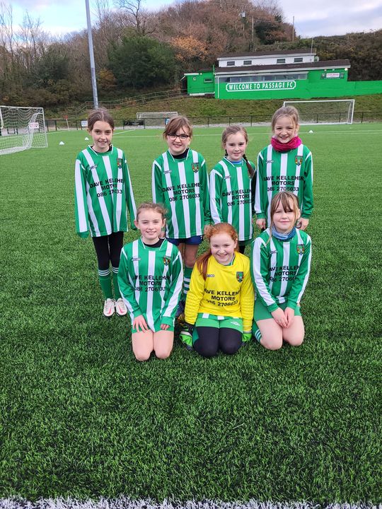 Our Passage u10s girls were in action against v Kinsale this morning
