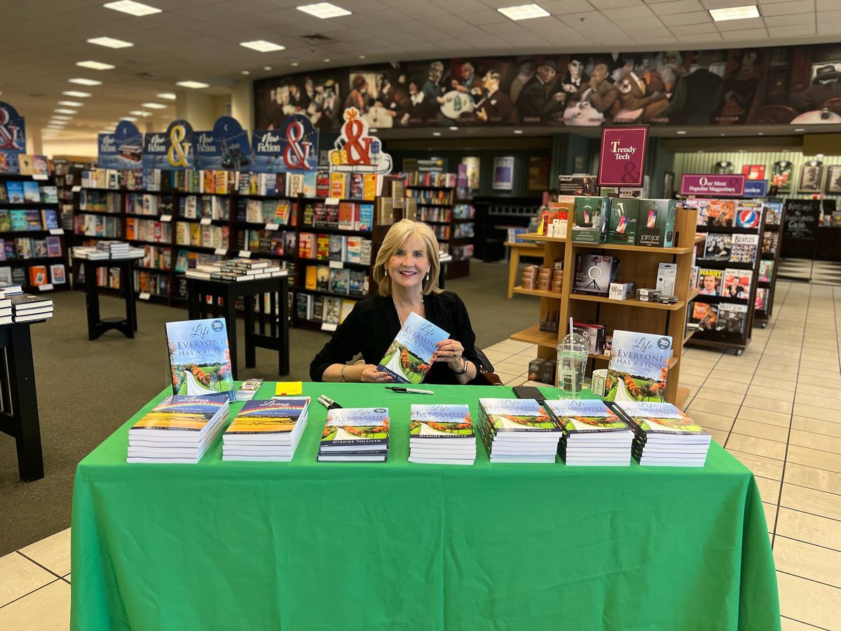 Come out and see Author Diane Tolliver today at the front of the store where she would be happy to sign her books for you. #authorsignings #bnfrederick #bnbookfun #myweekendisbooked.
