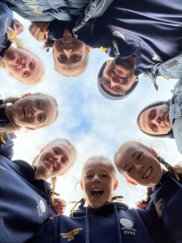 ChelmerValleyPE's tweet photo. Well done to our amazing senior girls team who ran in their first national finals ever. They are Top 20 in England- what an amazing achievement. So proud of them all π¦’ππ #esaa #leeds2022 #teamplaits #swanettes #swanarmy #superproud @ChelmerValleyHS @SchoolAthletics https://t.co/ZfBLQ8ApyG