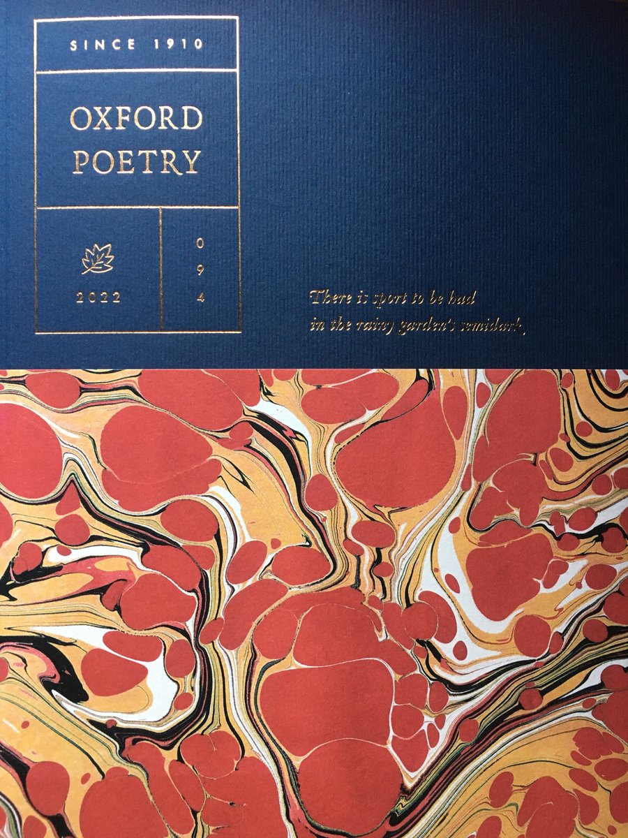 Lovely to have one of my Mersey poems placed in gorgeous Oxford Poetry <a href="/PartusPress/">Partus</a>  alongside writing from Jodie Hollander, Nancy Campbell, @Kit_Fan_  and <a href="/hollycorfield/">Holly Corfield Carr</a>  amg others. Thanks to Luke Allan for his careful Editor’s note- beautifully considered writing about closure