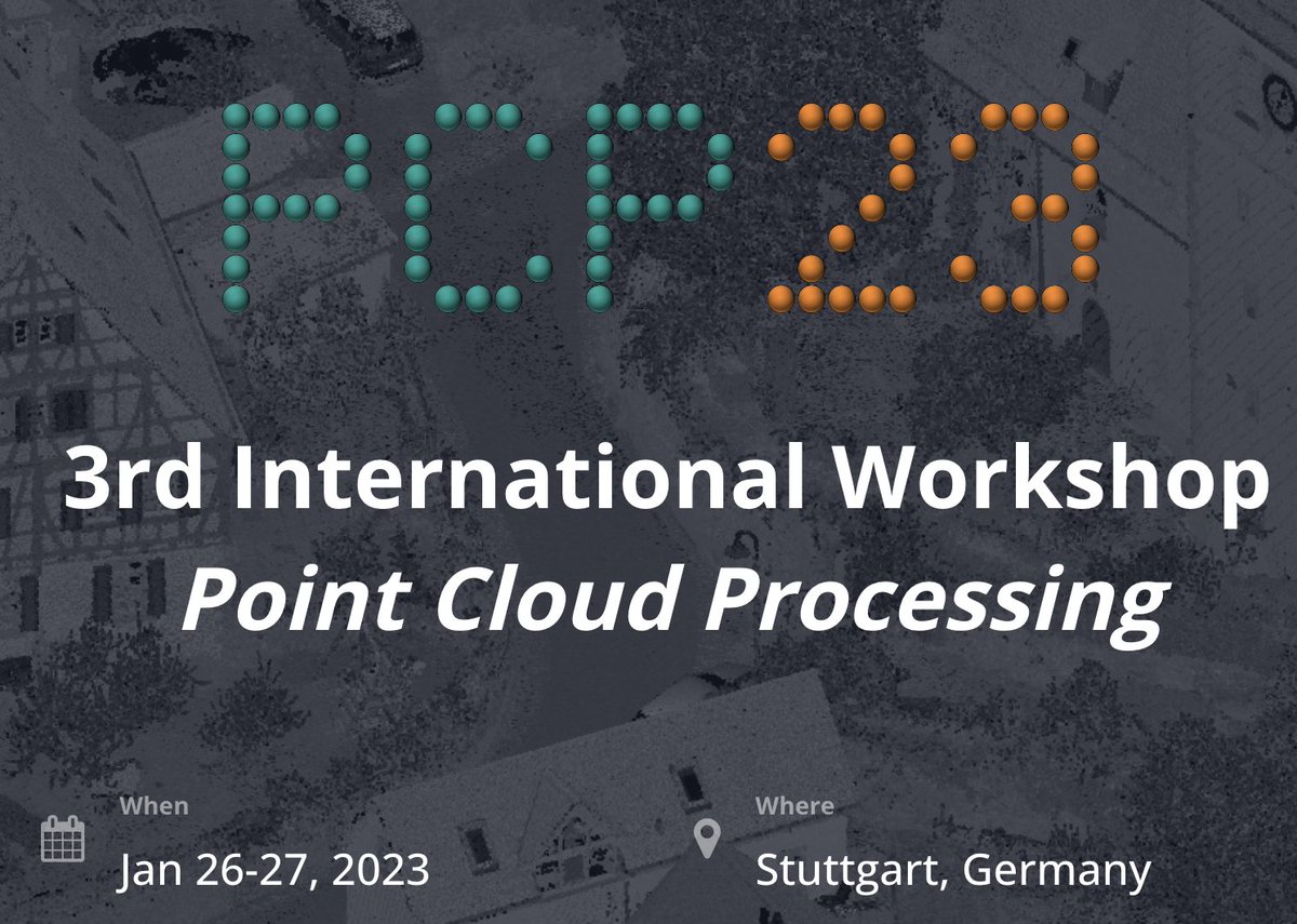 still some seats available for the incoming <a href="/EuroSDR/">EuroSDR</a> workshop on #pointcloud #processing and #classification
pcp2023.ifp.uni-stuttgart.de/#Home
<a href="/IfpStuttgart/">Institute for Photogrammetry</a> #photogrammetry #mapping #LiDAR #AI #machinelearning #DeepLearning