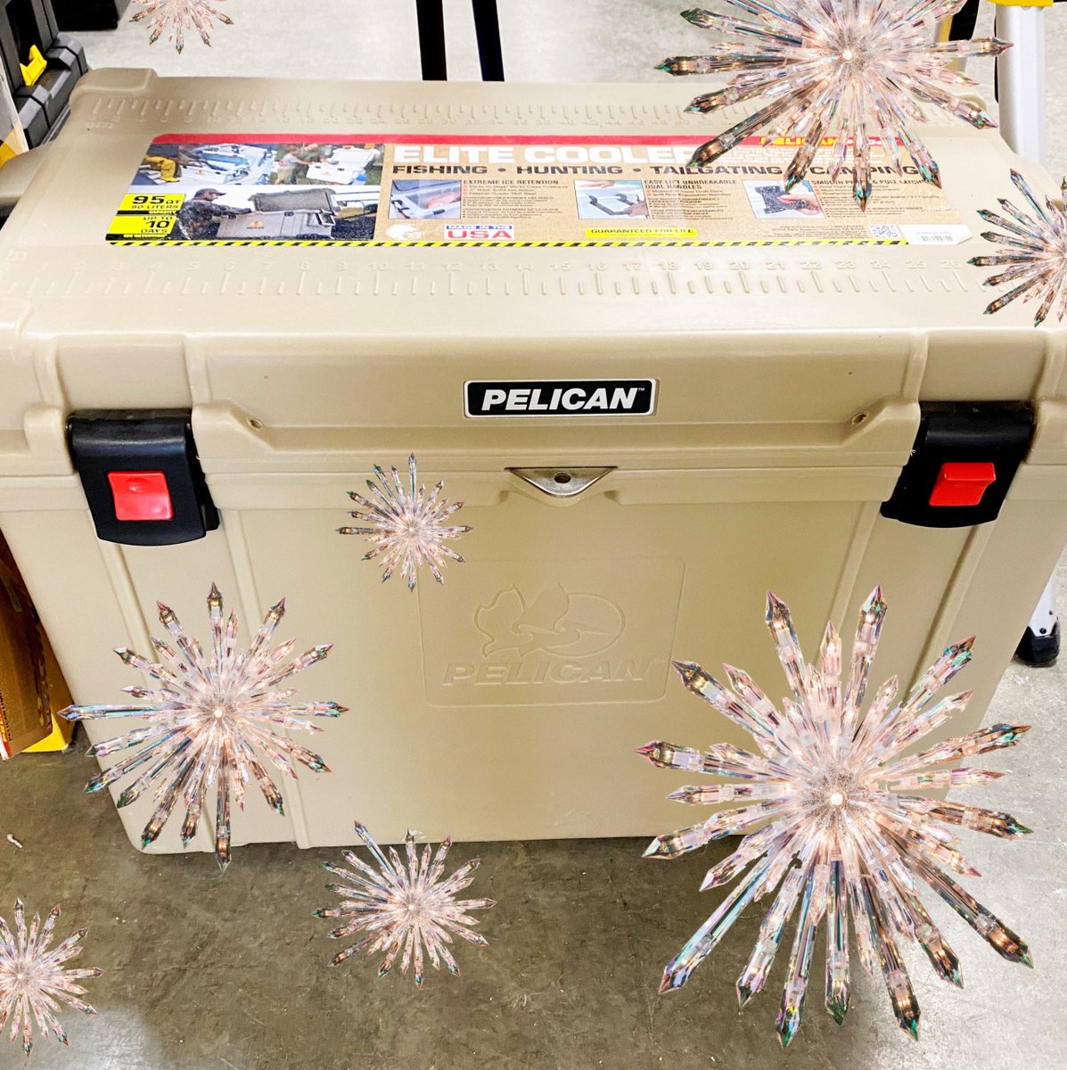 highwaylumber's tweet photo. 🎅 GRAB &amp; GO GIFTS! 🤶 This HUGE Pelican cooler is ready for you to take home to give to some lucky person in your life! https://t.co/T8a3pLfv69