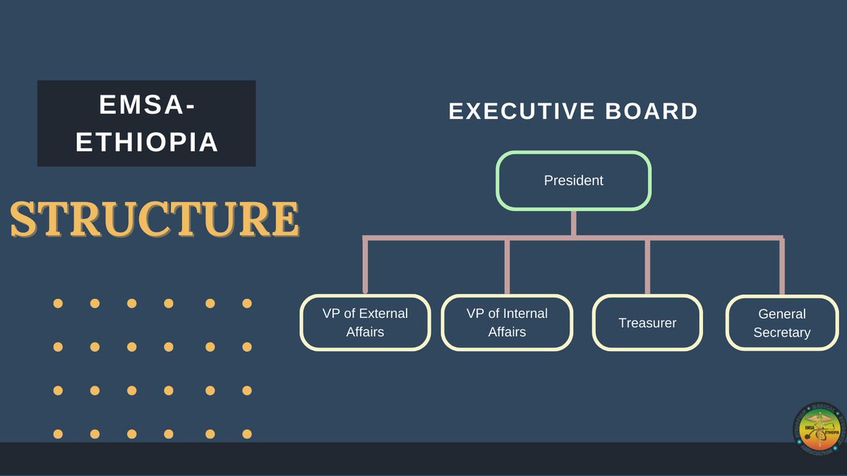 This is EMSA- Ethiopia's structure. We are all working to provide our fellow Medical Students with endless opportunities. Connect and be More Than A Student!

#emsa #official_EMSA #emsaethiopia #medicalstudent