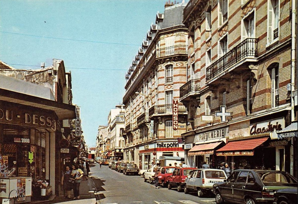 Mémoire2Ville on Twitter "92 Colombes 1977 La rue Saint Denis rétro