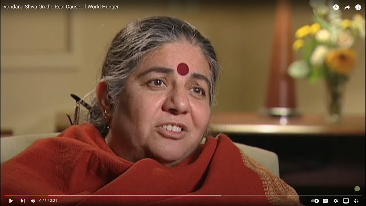 🎬 Vandana Shiva On the Real Cause of World Hunger
🔴 youtu.be/jEqS6rnoyYc
#Right2Food #FoodSystems #WorldHunger
@drvandanashiva @NavdanyaBija @via_campesina