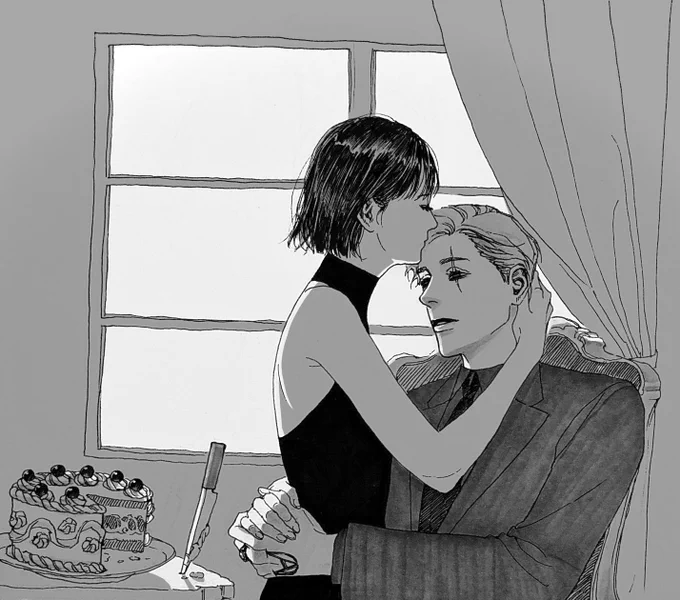 친구 자컾 n주년 축전으로 그렸던 
