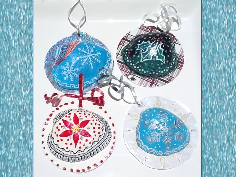 gent2018's tweet photo. Excited to share the latest addition to my #etsy shop: Christmas Hanging Hand Painted Snowflake Shell Ornaments LARGE size Group 3 https://t.co/v6Eeb847qu #christmas #winter #christmasdecor #christmasornaments #snowflakeshells #handpaintedshells #christmasshells #coast https://t.co/aF0eengfdX