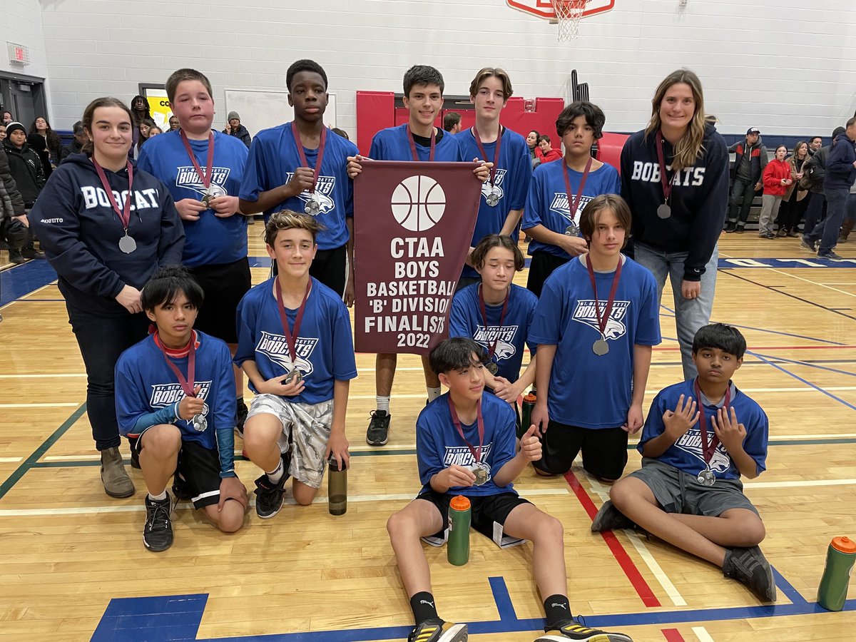 Bernadetteldcsb's tweet photo. So proud of our intermediate boys basketball team who competed in the CTAA finals and the staff who came out to cheer! Go Bobcats! https://t.co/c5yuWviCtd
