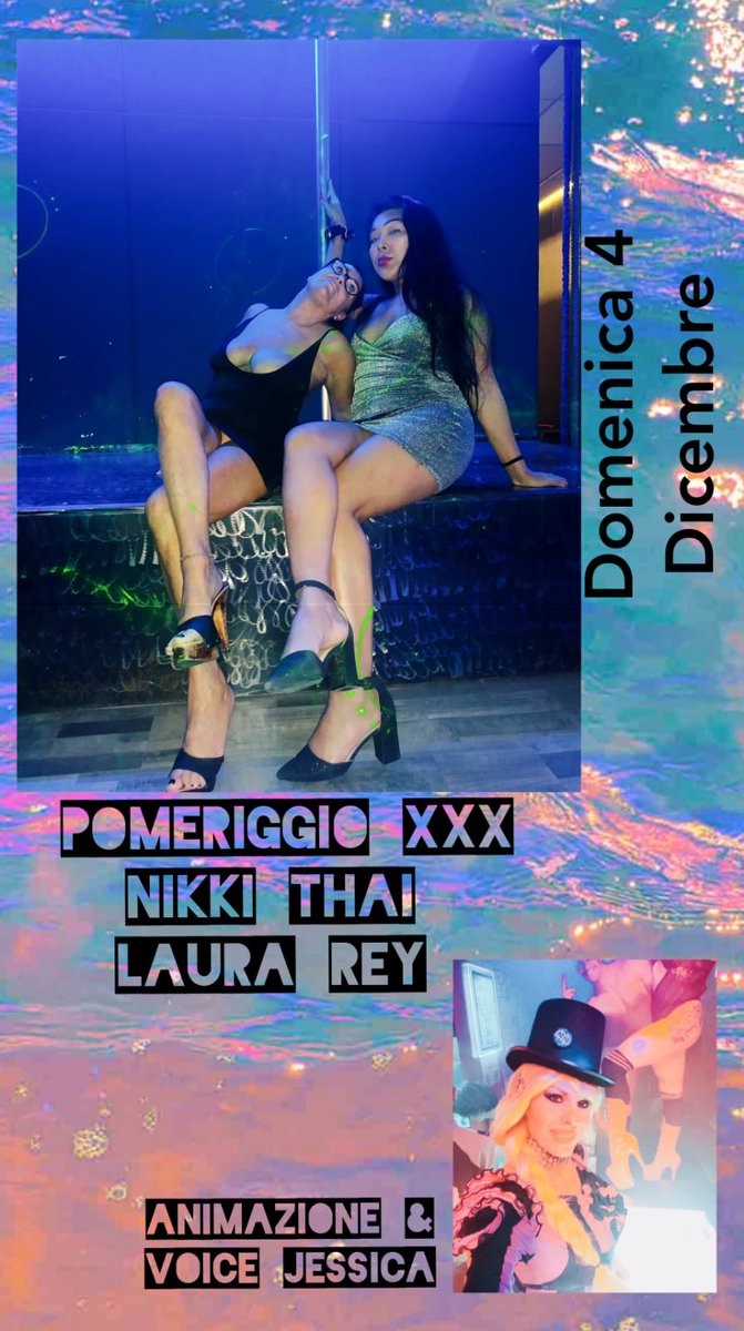 saunamilano's tweet photo. #domenica 4 #dicembre sarà un pomeriggio davvero #trasgressive con @NikkiThai789 e LAURA 🔞🔝🔥😈 alla SAUNA MILANO di SAUNA MILANO
 #artigianoinfiera #milano https://t.co/5tcfzoAEmG