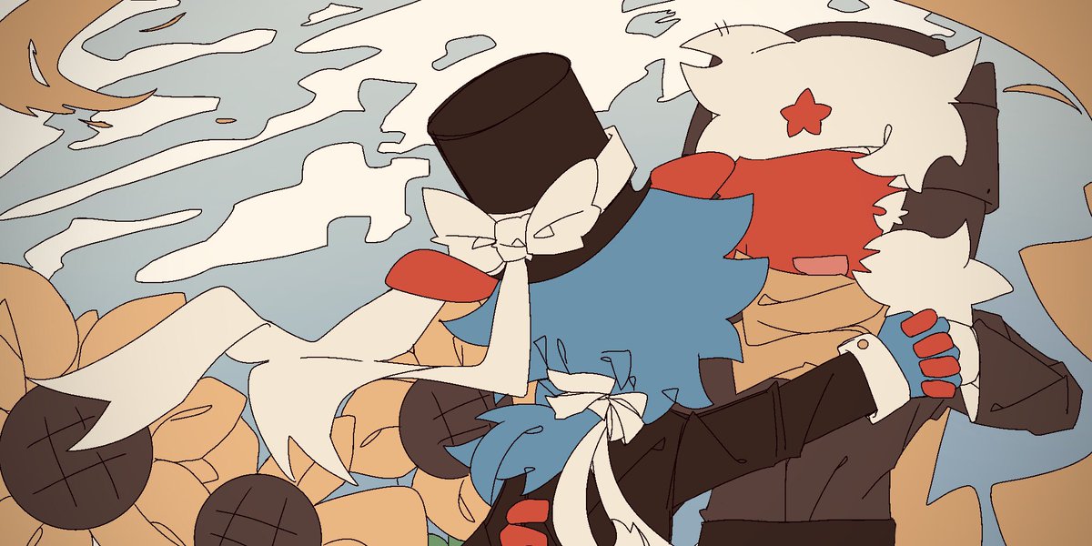 zeping61564623's tweet photo. uk x ussr #countryhumans https://t.co/njTGxSwJ47
