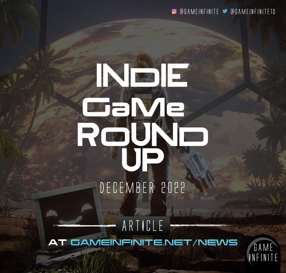 gameinfinite10's tweet photo. We’re so excited that #indiegameroundup is BACK in December after a break. Promise the wait was totally worth it as we have some absolutely FANTASTIC #indiegames to show you all!
•
Read: https://t.co/N1bnjpZKBm
•
#IGRU #indiegame #indiegamedev #indiedev #screenshotsaturday https://t.co/VFwLi8hBez
