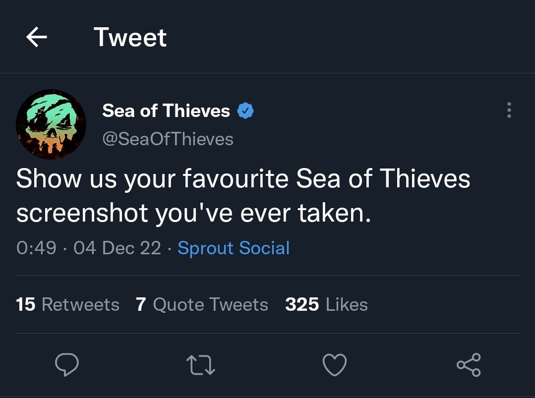 MayContainSopes's tweet photo. @SeaOfThieves This one! It's my most recent one, I should really remember to take more screenshots in-game also. https://t.co/Mx39ZKc4CO