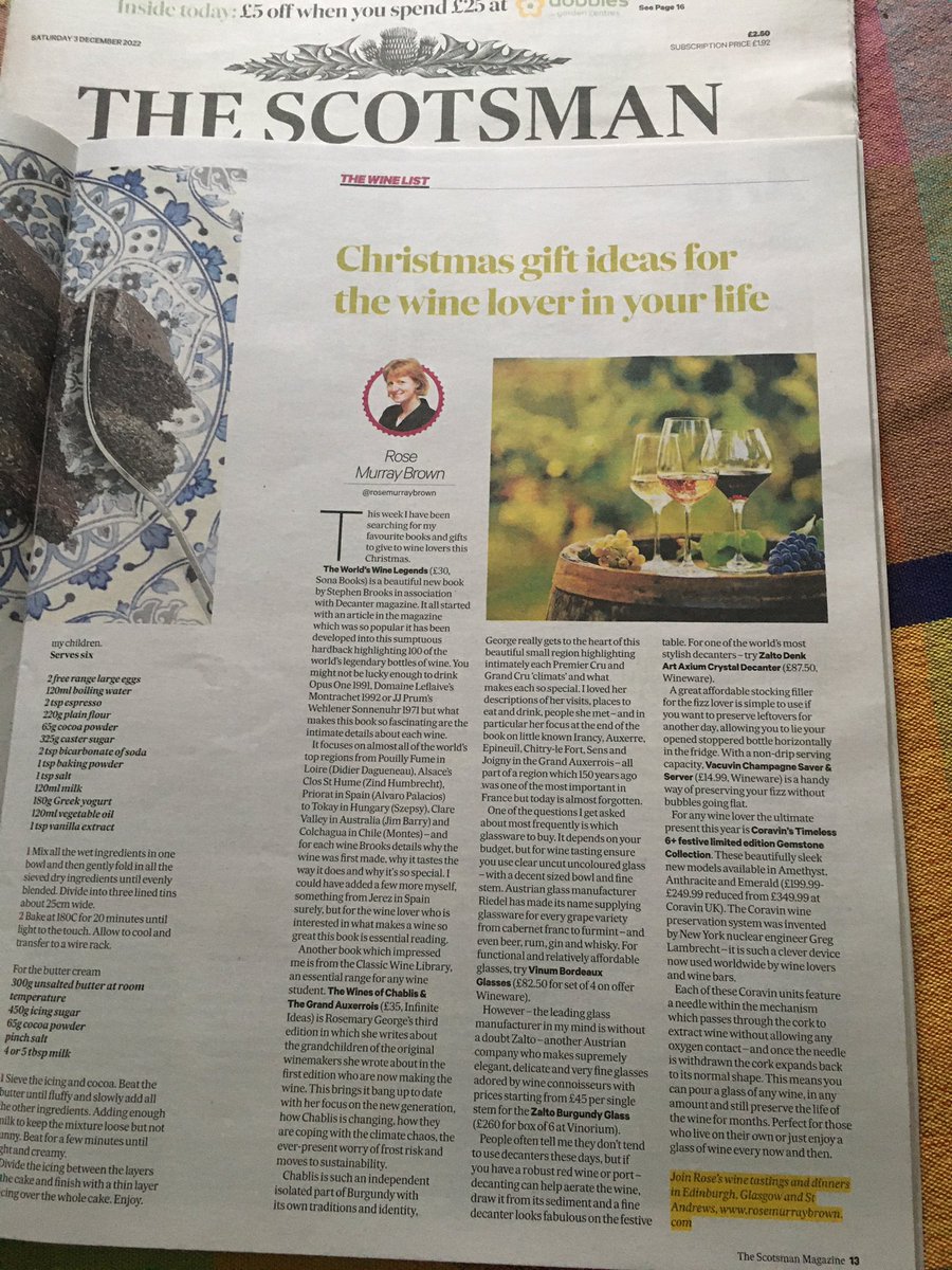 Christmas #gift ideas for the #wine lover from <a href="/ZaltoGlas/">Zalto Glasmanufaktur</a> <a href="/Coravin/">Coravin</a> <a href="/cwl_wine/">Classic Wine Library</a> <a href="/Decanter/">Decanter</a> <a href="/RiedelUK/">Riedel UK🍷 Legacy Account</a> <a href="/WinewareUK/">Wineware</a> <a href="/VacuVin/">Vacu Vin</a>