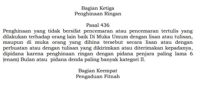 lbhpersjakarta's tweet photo. [A THREAD: #SemuaBisaKena]
Pemerintah lagi-lagi umbar solusi palsu. Pasal pencemaran nama baik yang maha karet itu usut punya usut akan dihapus dari UU ITE, tapi nyatanya, pasal-pasal karet itu tidak benar-benar dihapus, cuma pindah rumah ke RKUHP.
#TibaTibaDipenjara https://t.co/EtpPevfyzb