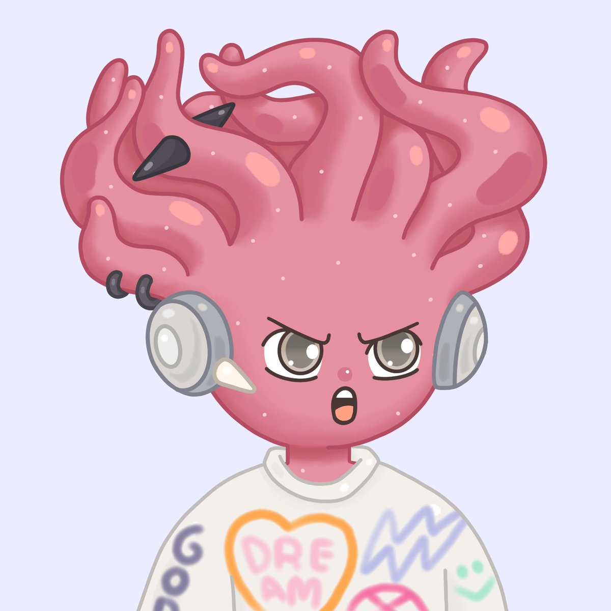 "Naga"
Their dedication to developing technology is unmatched, reflecting their obsession for innovation.

Nagas are kind and tranquil by nature but are also often competitive amongst each other, as they believe their kind have yet to reach their full potential 🦑