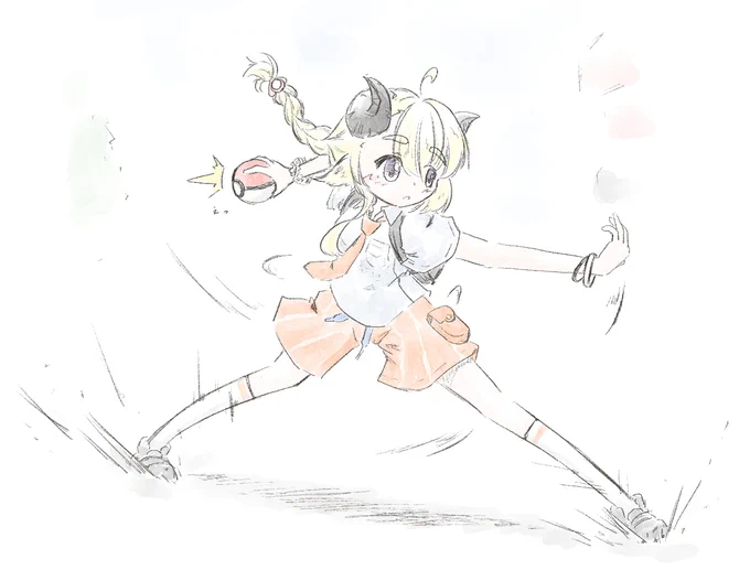 いけ!わためいと!#つのまきあーと 