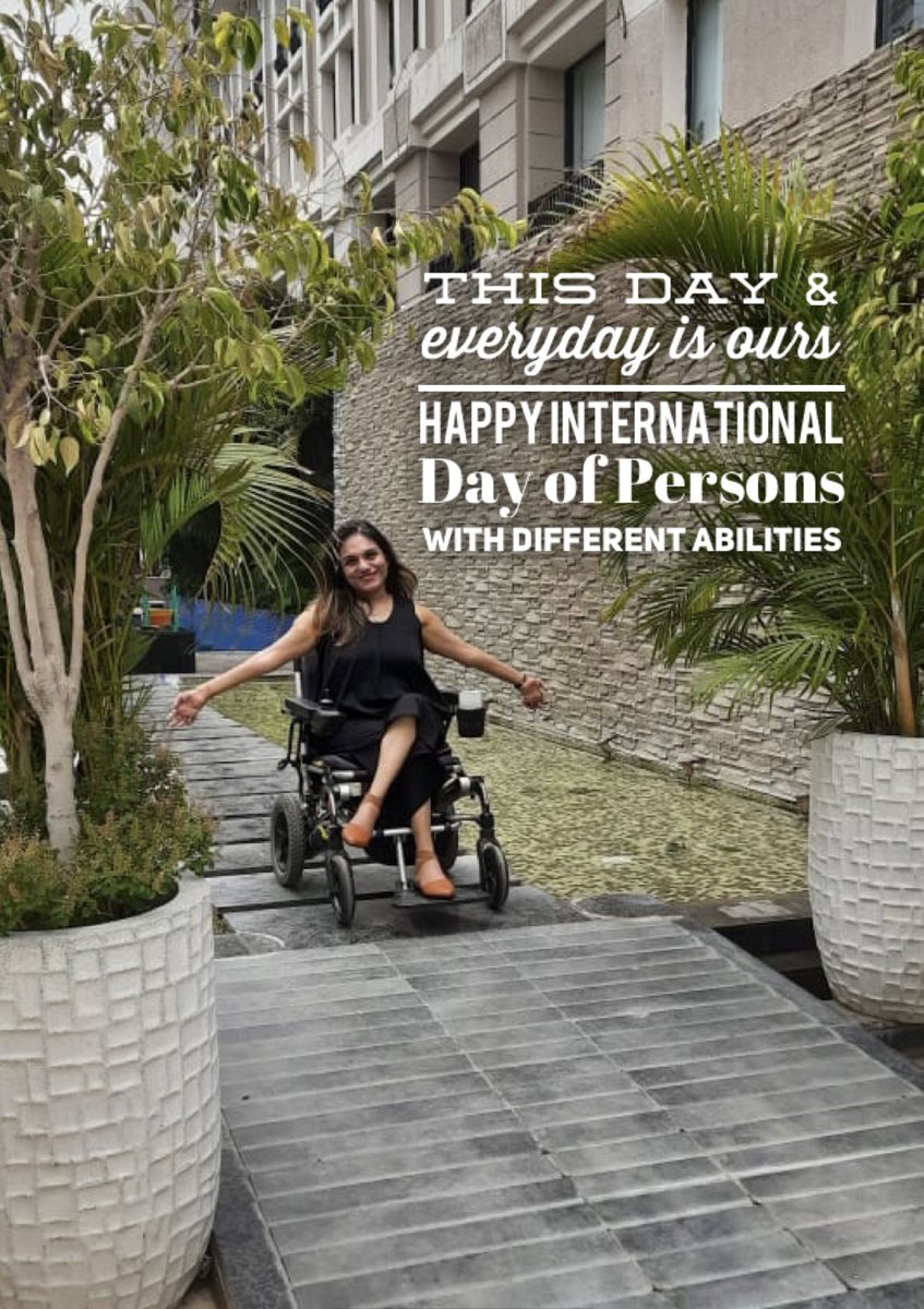 This day and every day is OURS! Happy #InternationalDayofPersonsWithDisability #InternationalDisabilityDay #disabilityinclusion #KeepPushing