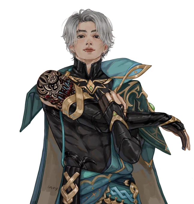 Jungkook x Alhaitham commission  