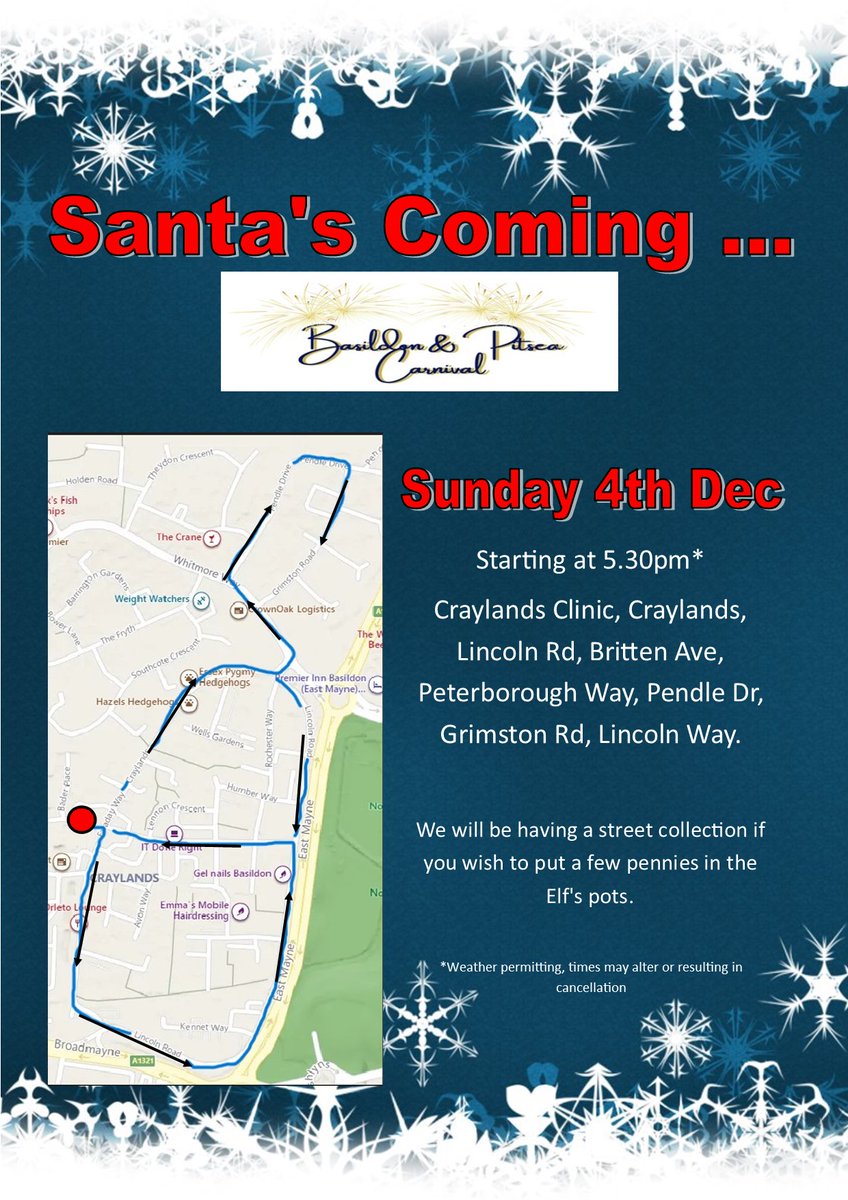 Visiting Craylands Tomorrow, Starting at 5.30pm