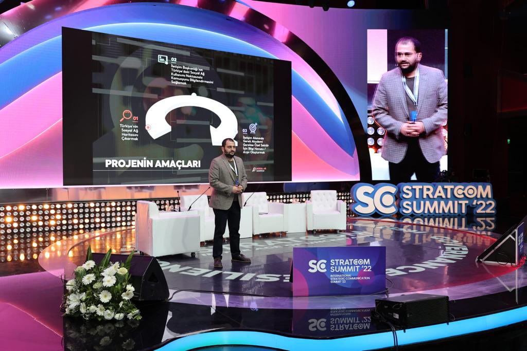 StratcomSummit's tweet photo. 🌍 And with Stratcom Talk 6: Social Network Map of Türkiye, we've come to the end of #StratcomSummit22 . https://t.co/HCL0Ebc5ZF