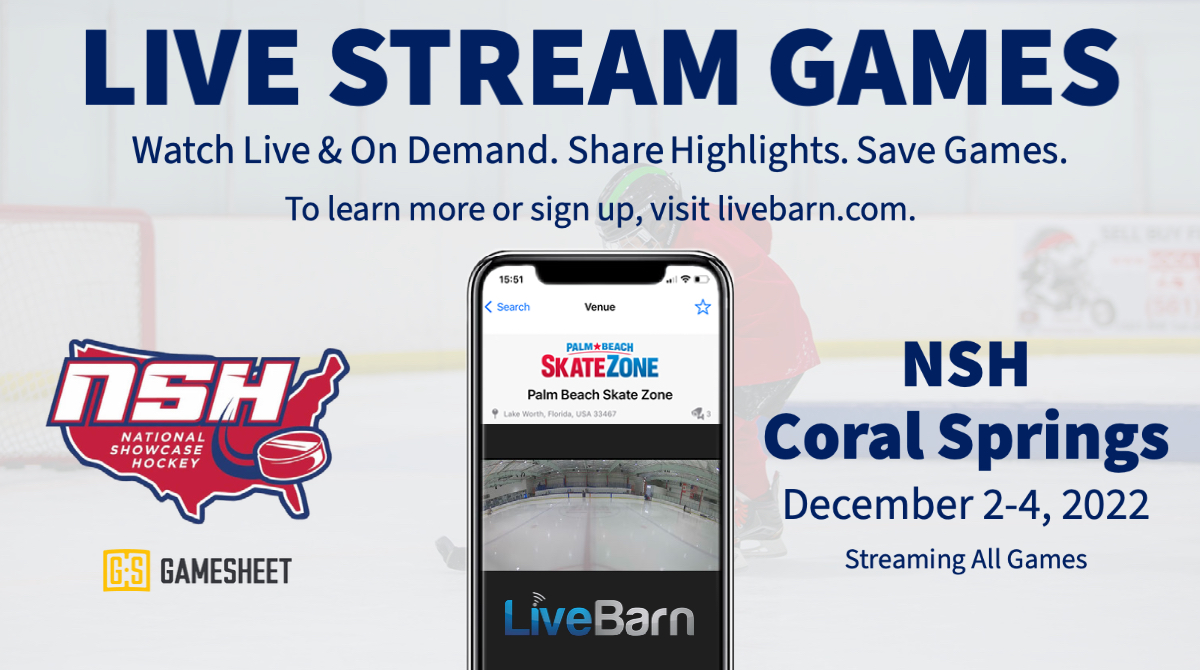 Don't forget... you can catch the games in Florida this weekend with <a href="/LiveBarn/">LiveBarn</a>!