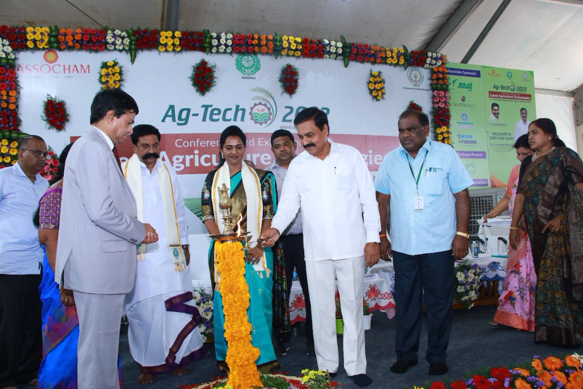 angrau_ap's tweet image. ANGRAU Ag-Tech 2022 Inaugurated by special guests. (Day 01)