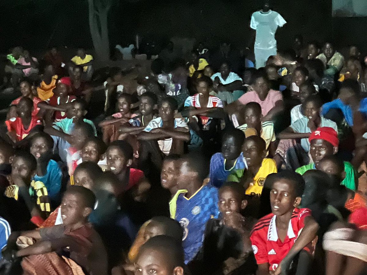 UgubSolutions's tweet photo. #Refugees in #Dadab, #Kenya are able to watch #FIFAWorldCup in Dadab #Fanzone with the support of @qcharity https://t.co/P1GYrKHXfr
