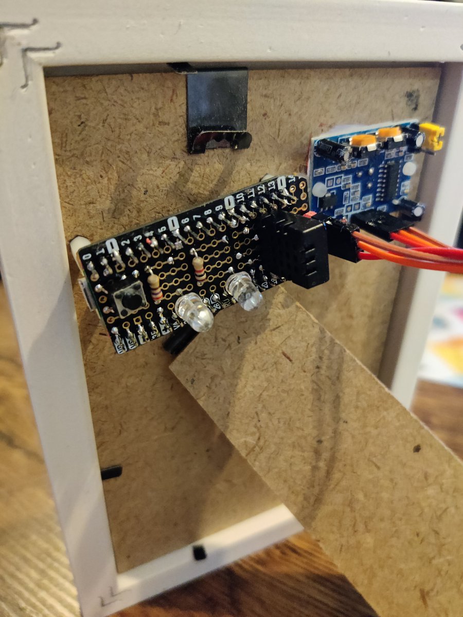 Integrating my custom made sensor module into my home. Gonna have MI6 on my back trying to get technology this camouflaged 🕵️