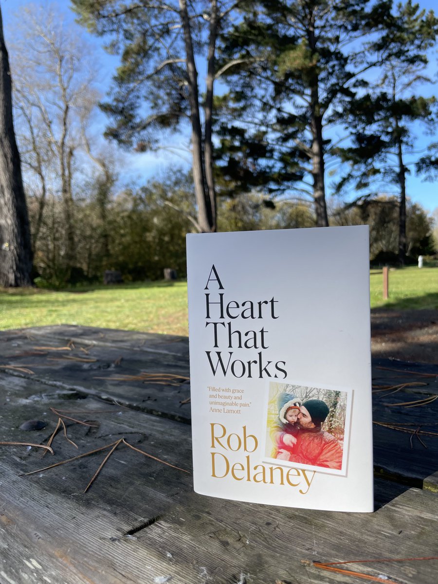 Nick_Offerman's tweet photo. I can’t come up with a description for this that I feel to be worthy. ⁦@robdelaney⁩ is a beautiful artistic creature who has written a searing account of losing his young son Henry to a brain tumor. Read this magnificent work and then see if you can talk right either. 💔❤️ https://t.co/sEMUouSd2o