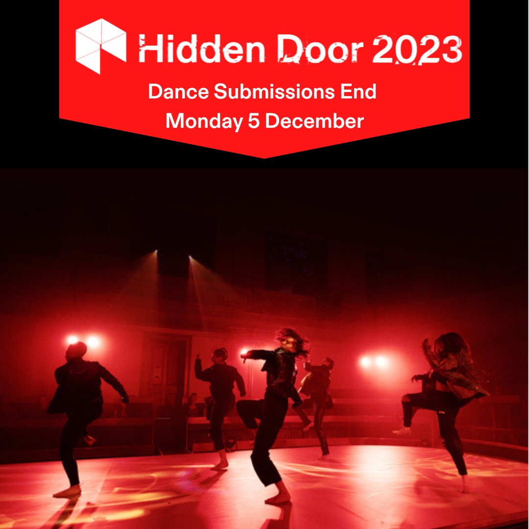 Don't delay, the deadline for Dance submissions is Monday 5 December!

Hidden Door wants to hear from dance performers and creators. If this is you, head to the website for full details. 

#hiddendoorfestival #dancersofinstagram #danceperformance #danceopportunities #opencall