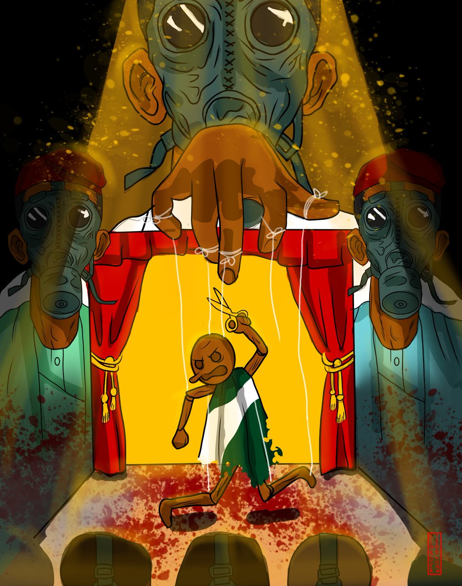 The Shit Show
Act One                                Act Two

#endpolicebrutality 20-10-20 #EndSARS #artistsontwitter #art #Enikure #election #NigeriaDecides2023 #Nigeria