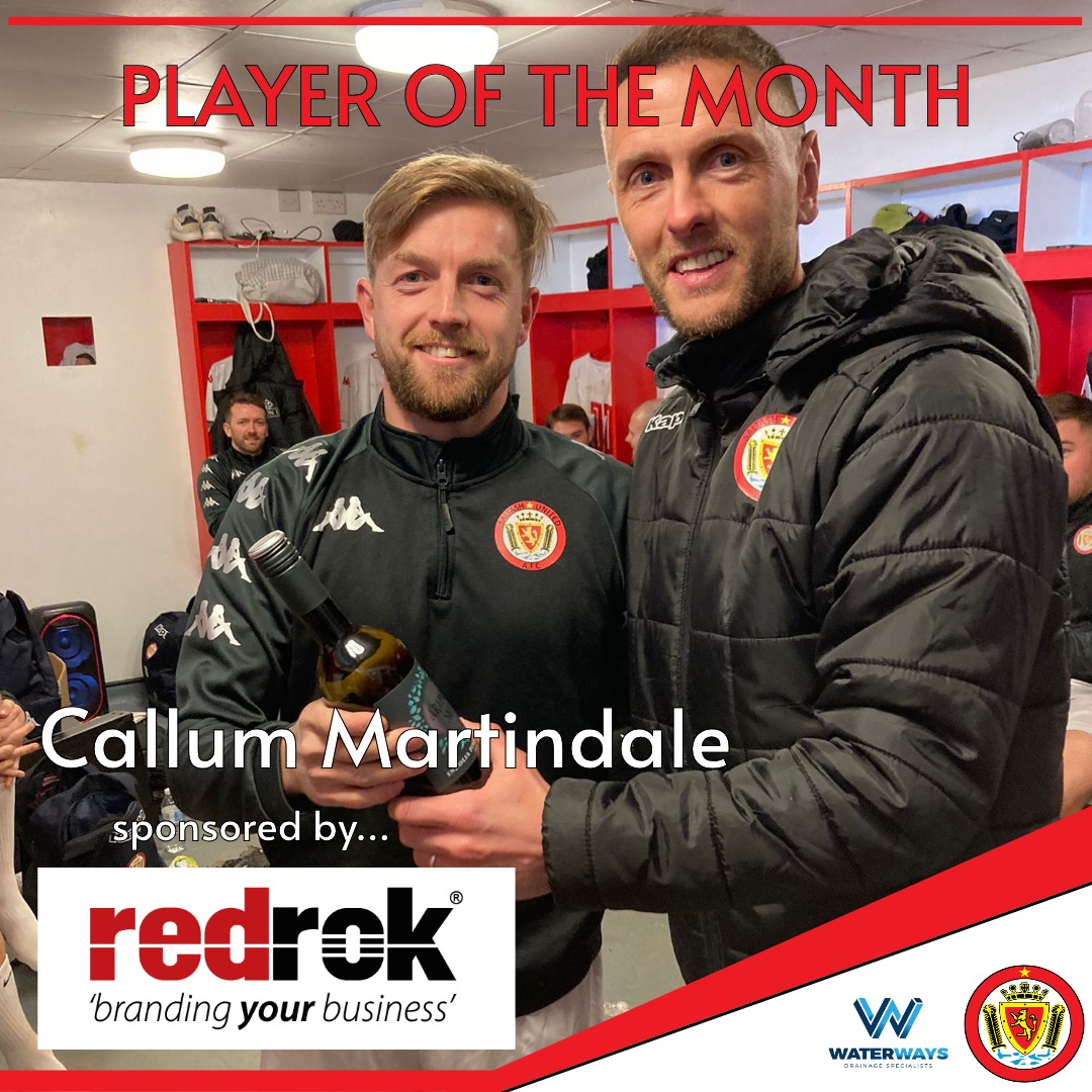 In Pre-Game news... #Ashes wingback <a href="/Calmartindale/">Callum</a> was named as Player of the Month for November. Callum is sponsored by <a href="/RedrokUK/">Redrok</a>. Very well deserved indeed Cal 👏