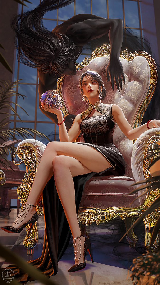 xiaofanchuanart's tweet image. Stilettos - repaint
This is my annual repaint of a piece from a previous year to see how much I’ve improved. Can you tell which piece this is a repaint of?
Support me on Patreon for HD, 4K and psd files. Prints are available on Redbubble.
#digitalart #horrorart #illustration
