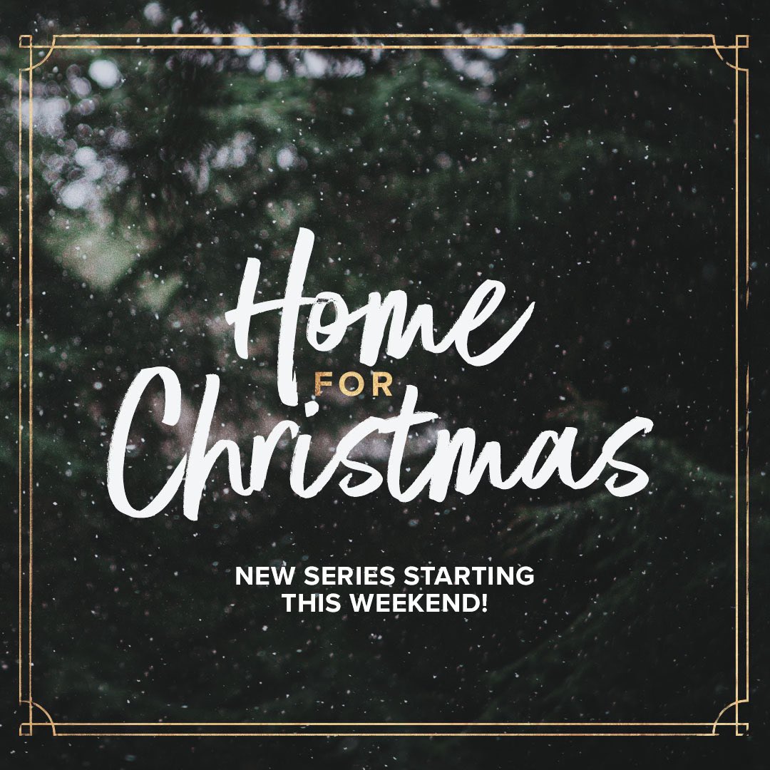 This weekend, we're excited to kick off our new series, Home for Christmas! Join us at any one of our campuses as we discover how to find joy and peace this holiday season. You can also join us online at live.milestonechurch.com.