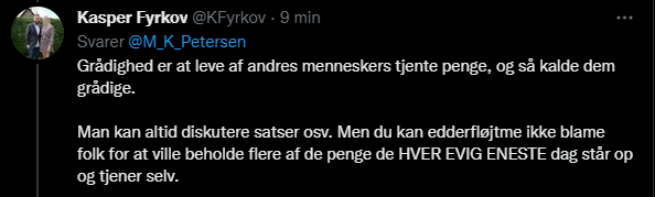 M_K_Petersen's tweet photo. INGEN - Absolut INGEN skal bestemme hvad jeg skriver eller mener - ALDRIG.
#Capice? #DKpol https://t.co/Fa9QcHlW8t