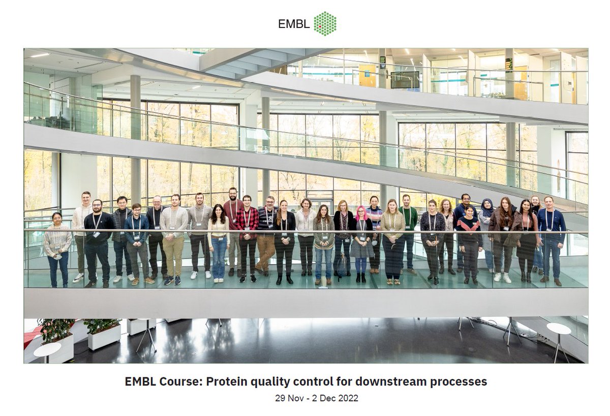 Irene Boniardi (@ireboniardi) on Twitter photo What a week! So glad I had the chance to take part in the #EMBLProteinQC course. I can't wait now to try some tricks with our instruments at <a href="/humantechnopole/">Human Technopole</a>! What a week! So glad I had the chance to take part in the #EMBLProteinQC course. I can't wait now to try some tricks with our instruments at <a href="/humantechnopole/">Human Technopole</a>!