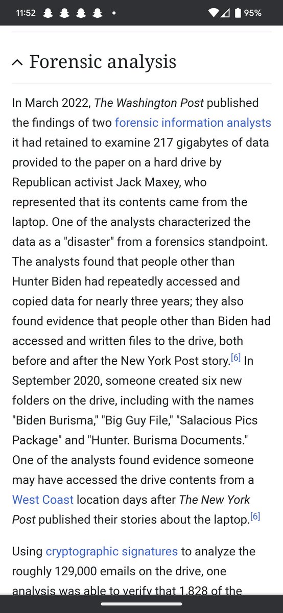 ChefWhittles's tweet photo. @Segidream @kuabp2008 @catturd2 @jonfavs Sure, but the only new info we got is Twitters handling of it. The laptops content has already been looked at and nothing was found. If anything there's evidence of tampering to drum up a conspiracy https://t.co/T9UpnBvj0g