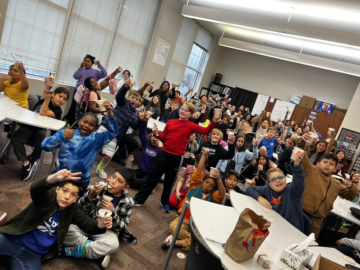 Frosty’s For Fifth! We have a great group of kids who work hard and knocked it out of the park with benchmarks. <a href="/CaldwellTISD/">Caldwell Arts Academy</a> <a href="/TylerISD/">Tyler ISD 🏛</a>