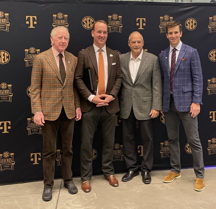 GaryPinkel's tweet photo. Great weekend in Atlanta! Looking forward to the @SEC Championship this afternoon! It’s an honor to be named an SEC Legend with some of the best. https://t.co/qdet9tqNzW