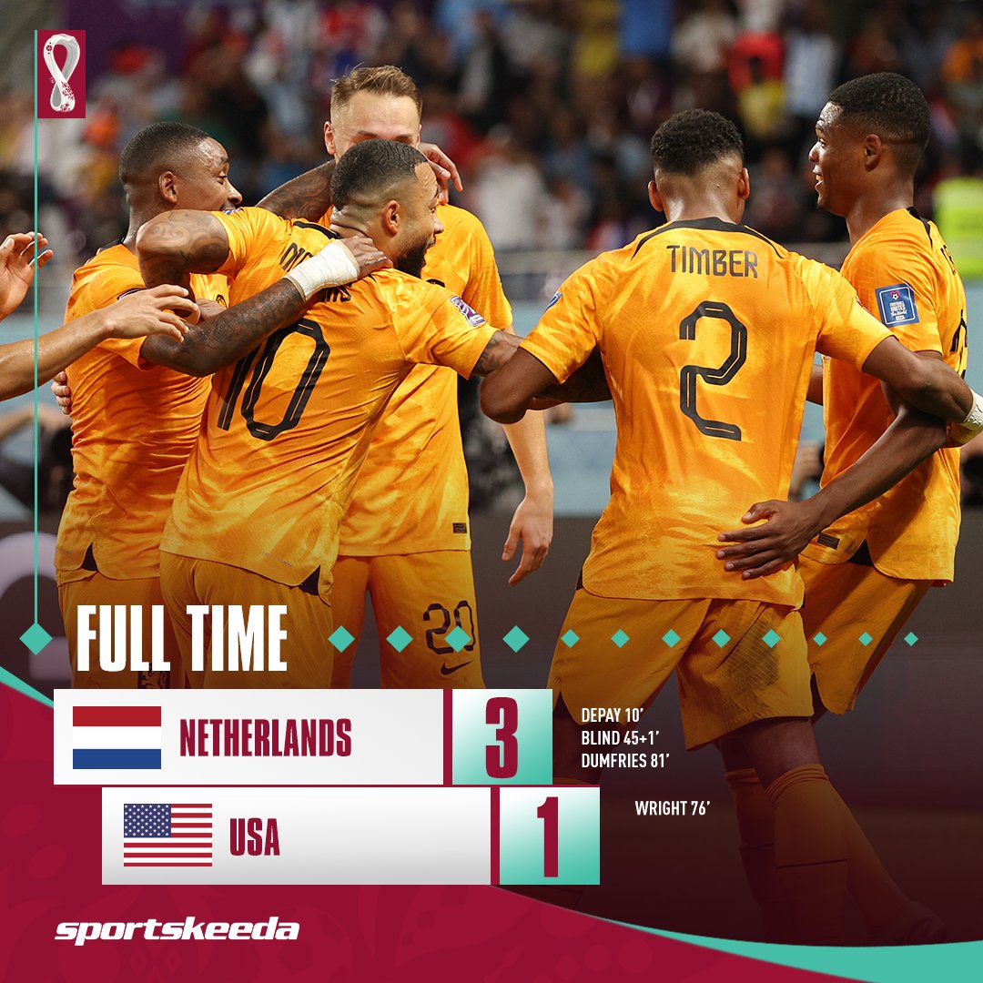 Sportskeeda Football on Twitter "The Netherlands knock out the USA and
