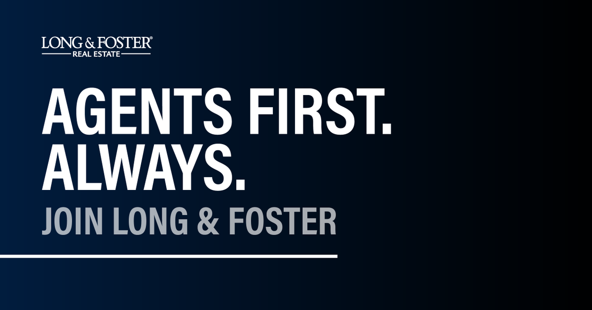 longandfoster's tweet photo. When you become a Long &amp; Foster agent, you become part of a company focused on helping you be your best, ensuring you have a clear path to profitability and client success. https://t.co/l7hr3mt7op #realestateagent #longandfoster https://t.co/E9JB4CWK5Q