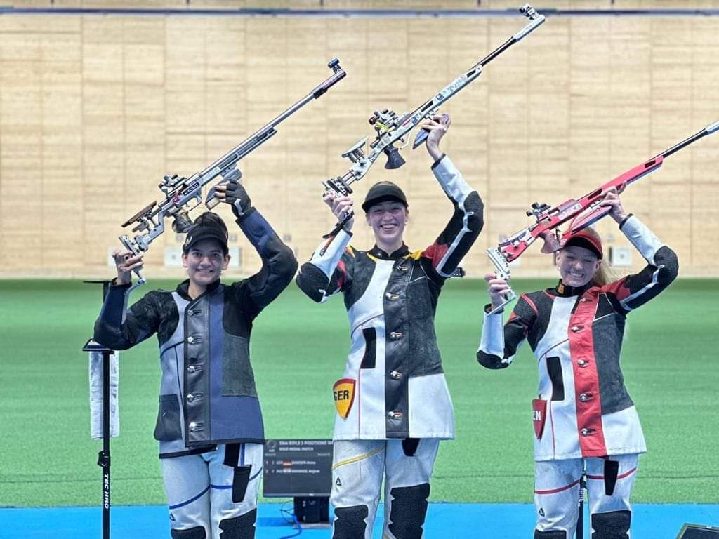 Congratulations Champion Anjum Moudgil won Silver Medal at ISSF President Cup Cairo Egypt 2022.#nrai #issfshooting #india #capapie #walther #NRAI #shooter #shooting