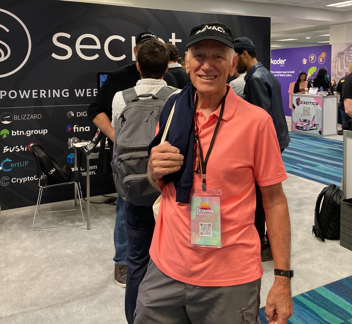 SecretNetwork's tweet photo. Did you join Secret @DCentralCon?

Whether you're a dev, investor, creator, or Secret Agent, there's plenty of opportunities to achieve your goals in the network. Jump into the Discord to find your road to success today!

Discord: https://t.co/EdivuPh0CD

$SCRT #DCentralSCRT https://t.co/8HeACoj4CX