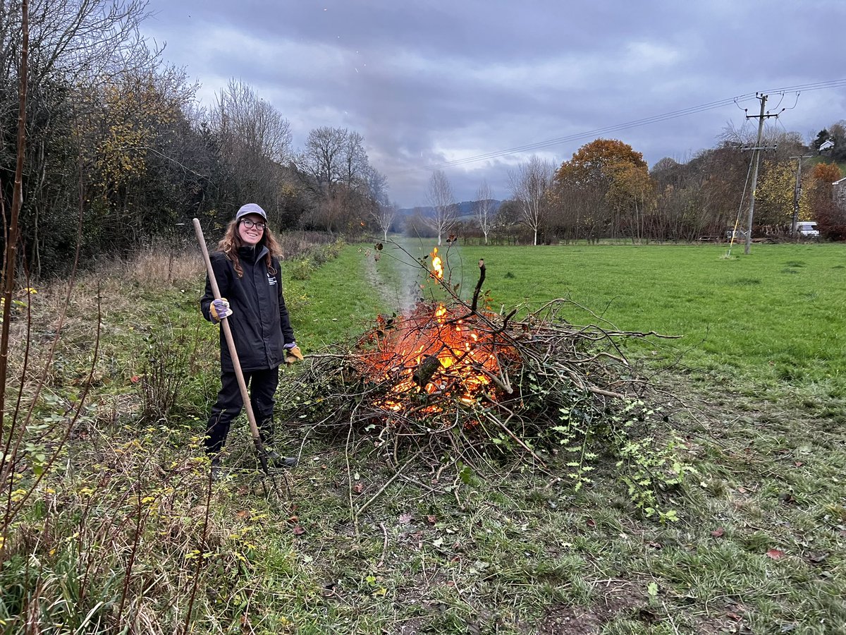 CoedYGo's tweet photo. Had a really great day learning how to #pleach at #YDolydd today with @lottieglover23 from @MontWildlife 

Tutored by the ace Al Housman…

#GoodForTheSoul #Habitat #Hedging https://t.co/JbEMMANWfe