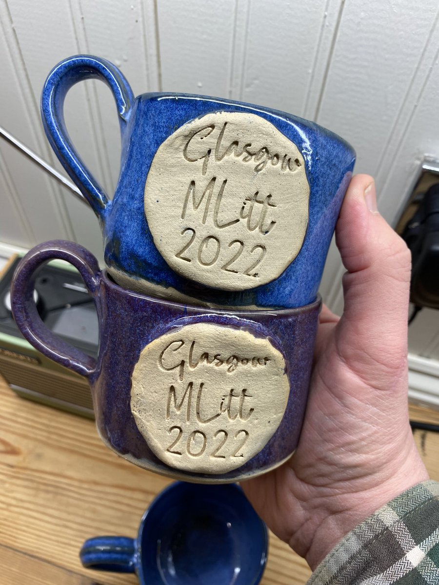 davidweirhunter's tweet photo. MLitt Memento’s ready for graduation next week. https://t.co/CnPC2sFMIj