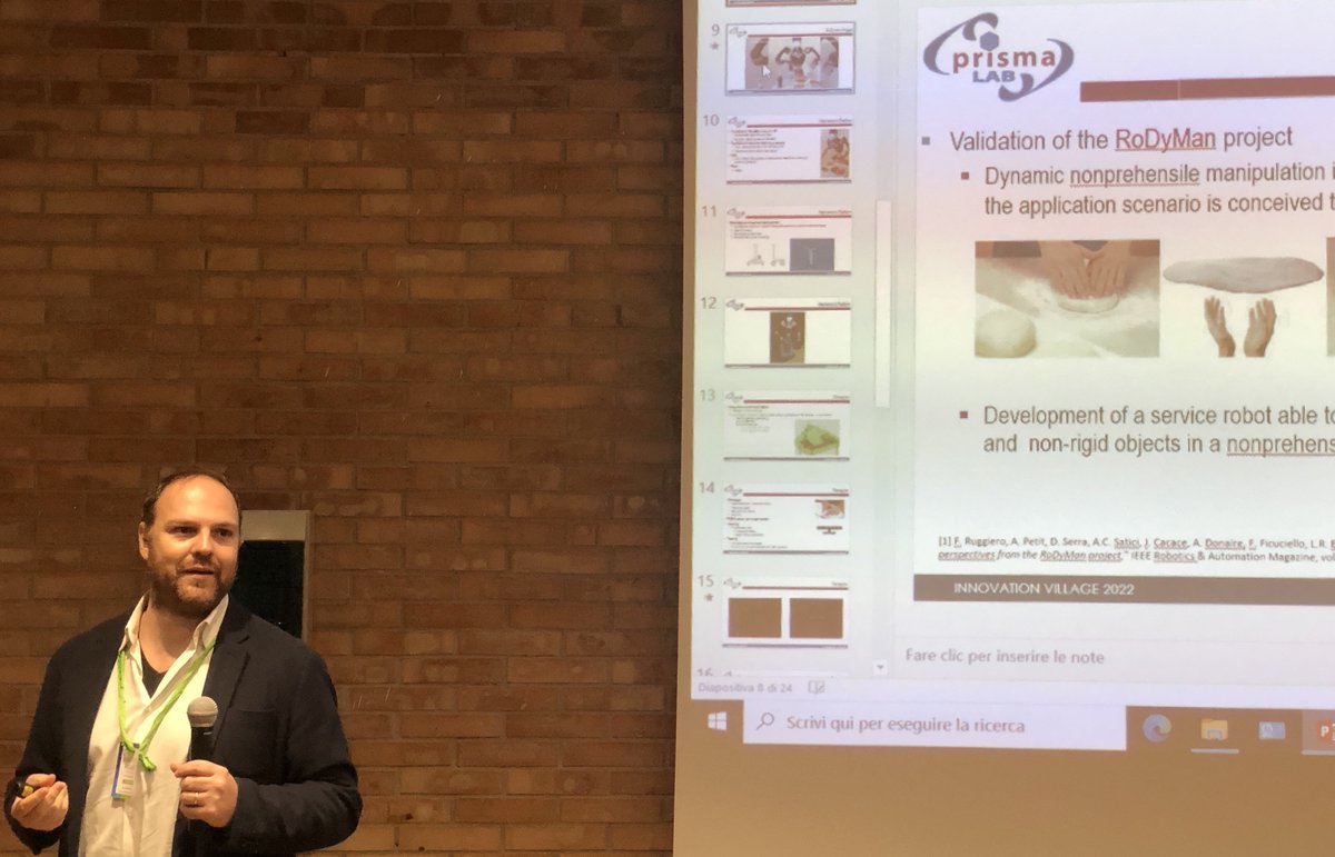 PRISMALabUnina's tweet photo. ๐ฅCongratulazioni a @RuxFabio membro del #PRISMAteam dal 2014 che oggi prende servizio come Professore Associato di #Automatica @dieti_unina @UninaIT. Per il Lab รจ responsabile delle linee di ricerca su manipolazione dinamica e aerea e robotica su gambe.โจAd maiora semper! https://t.co/eytuZqqXaU