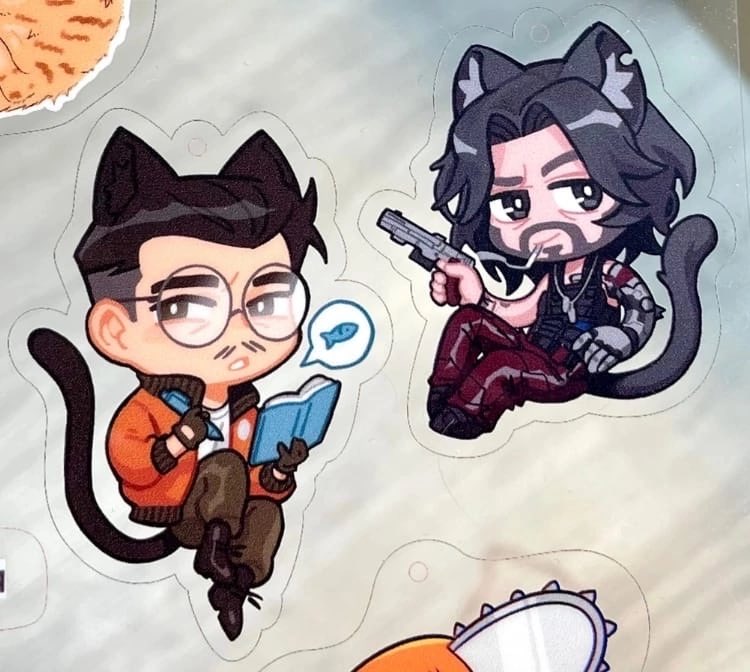 chibrik_'s tweet photo. #DiscoElysium #KimKitsuragi #Cyberpunk2077 #JohnnySilverhand
🐈‍⬛🐈‍⬛ https://t.co/EYKmPhOgjV