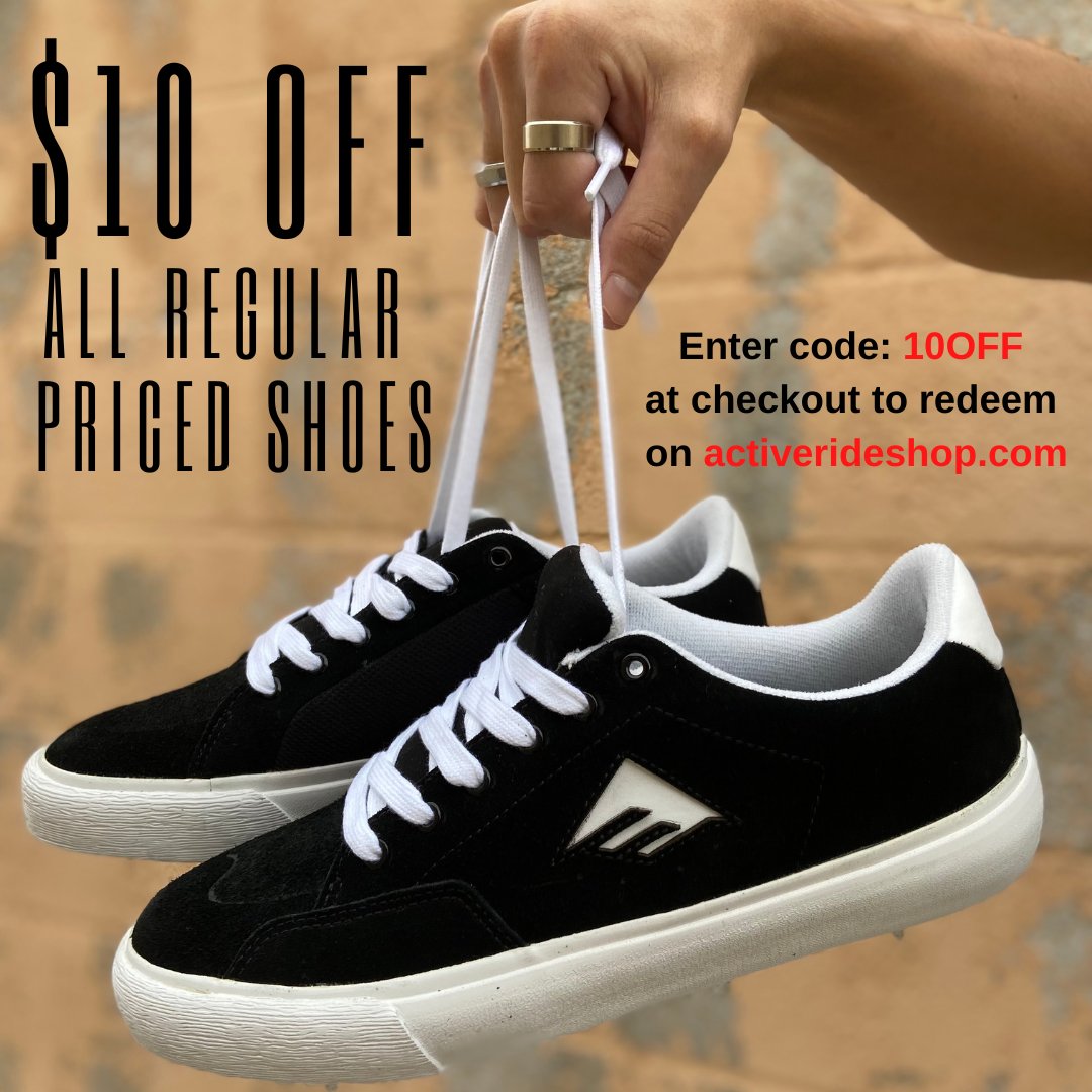 Swing by the shop or visit online to get $10 off your next shoe purchase during the 12 days of deals!

activerideshop.com